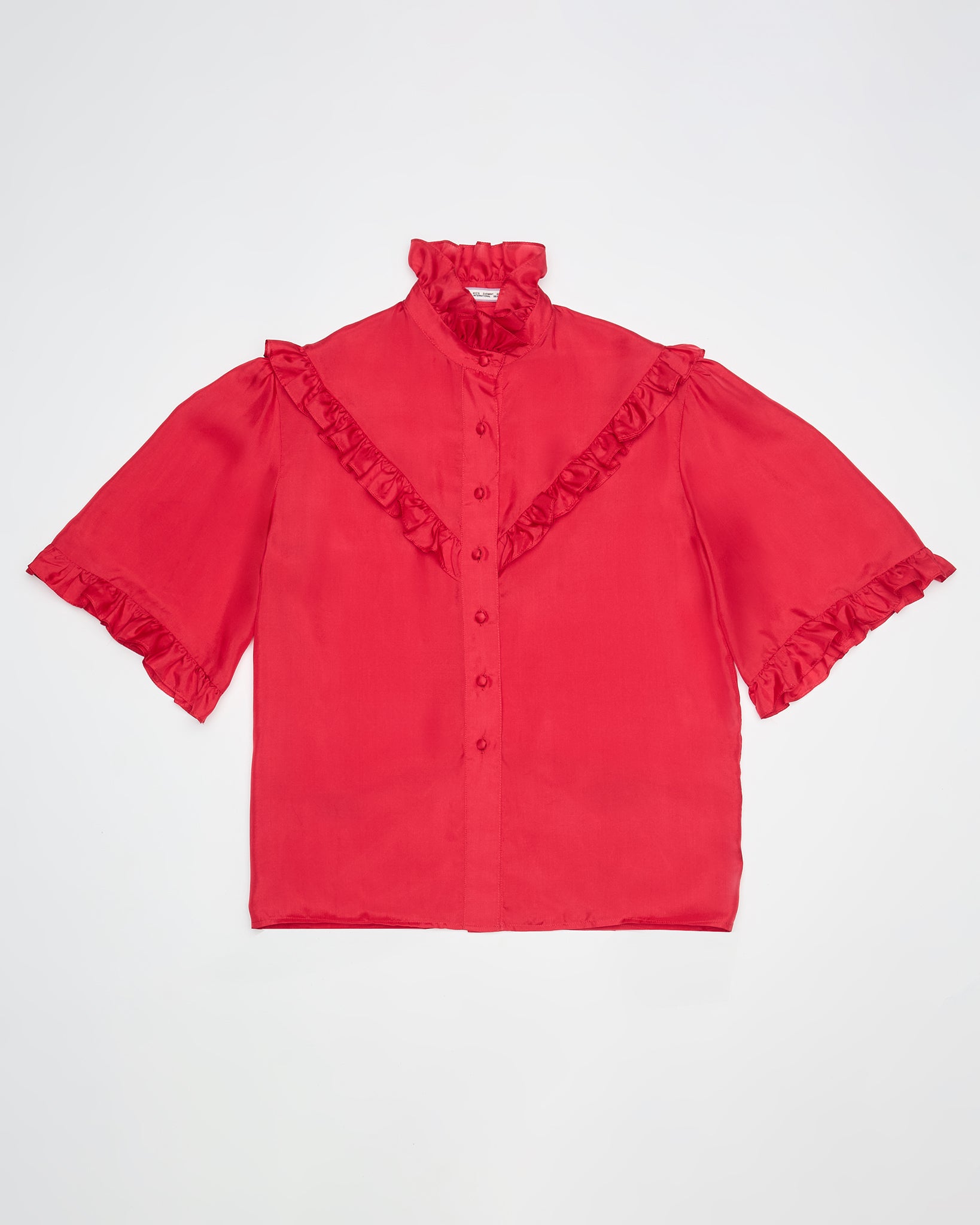 Dress Up Shirt - Red Silk