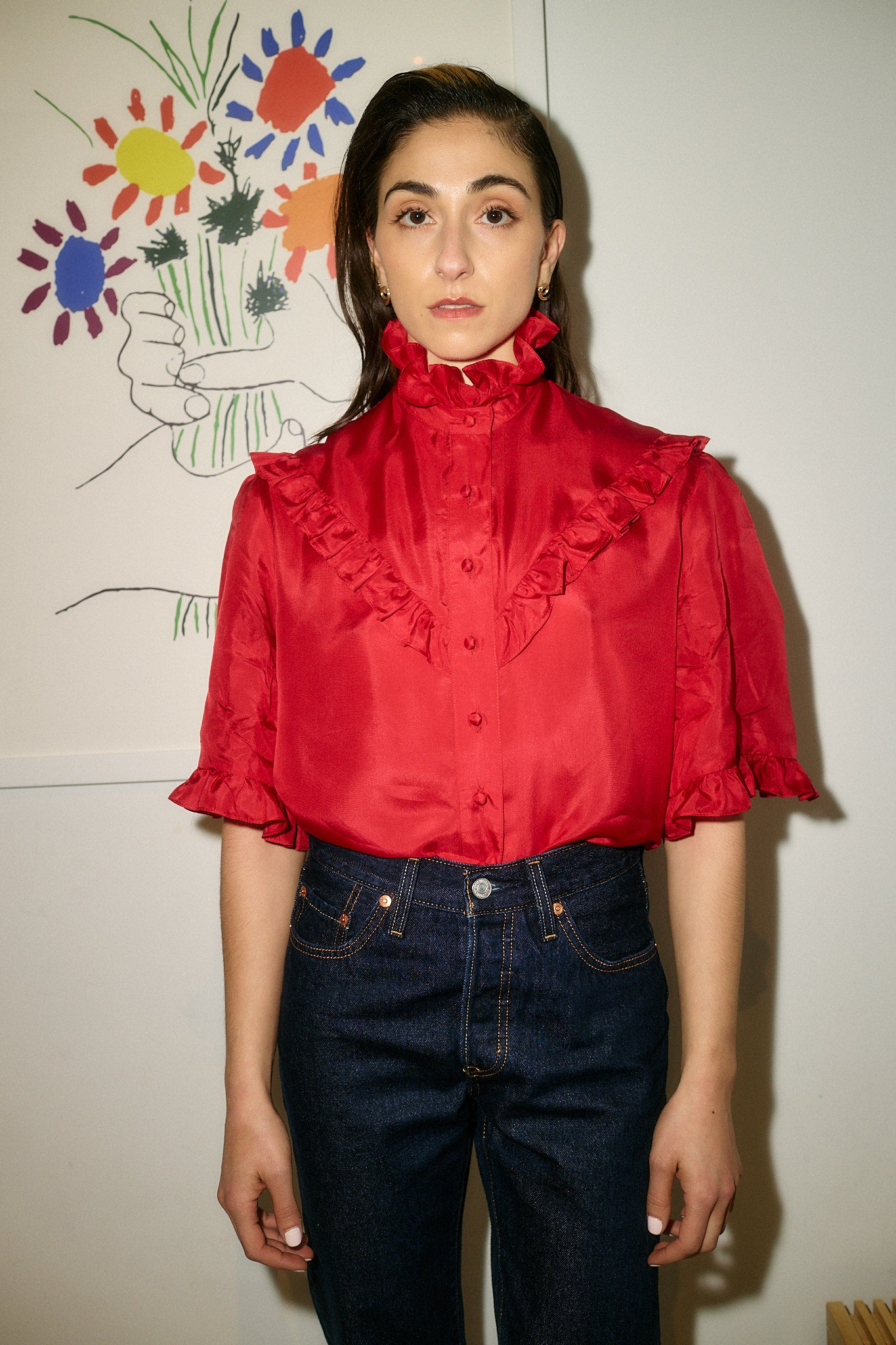 Dress Up Shirt - Red Silk