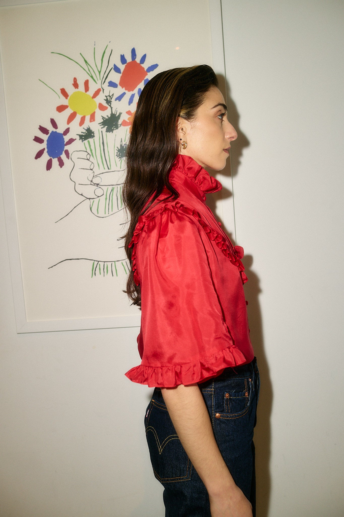 Dress Up Shirt - Red Silk