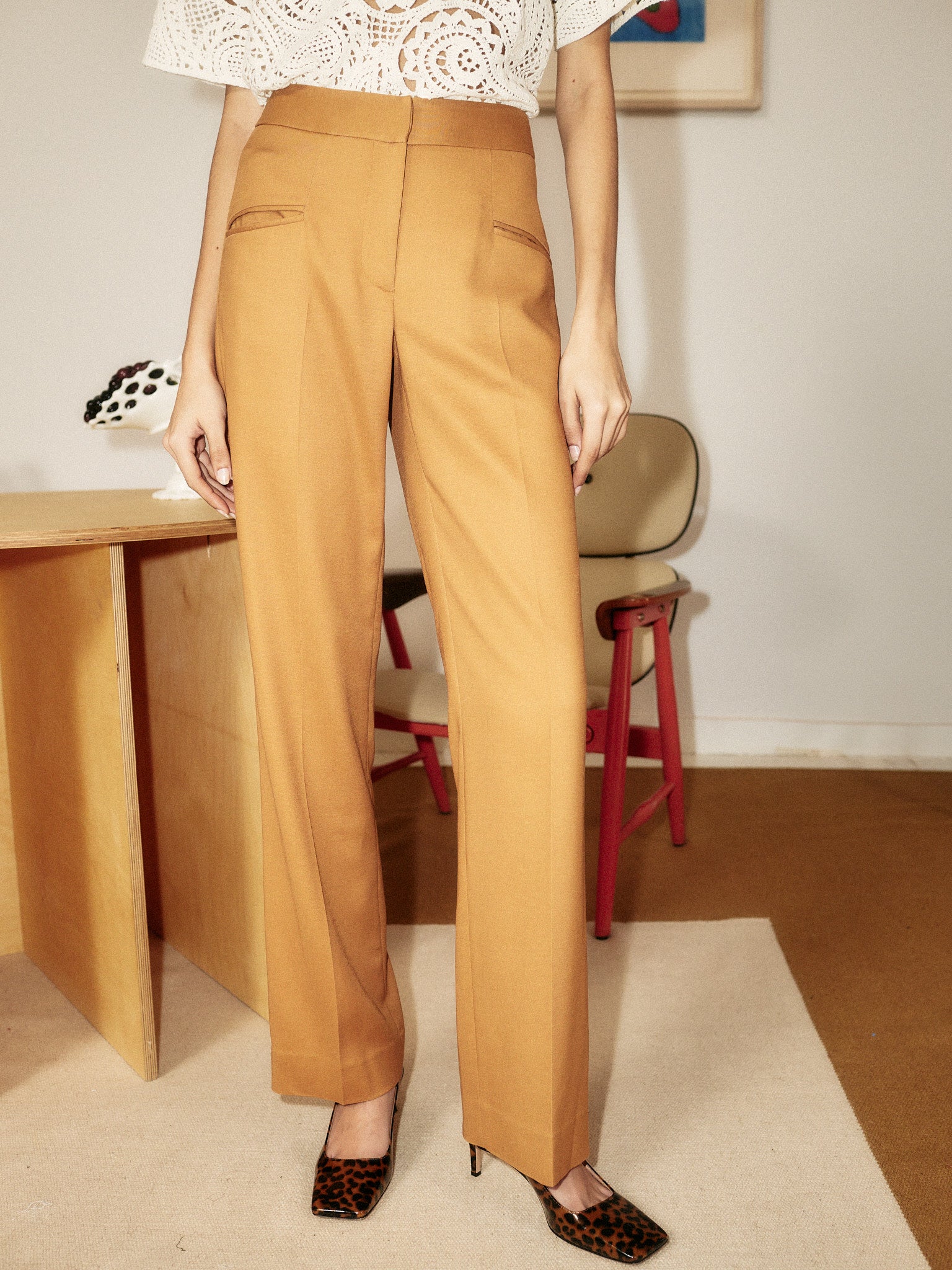 Everyday Dressy Pants - Camel