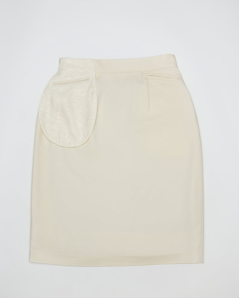 Waist Pocket Skirt - Bridal