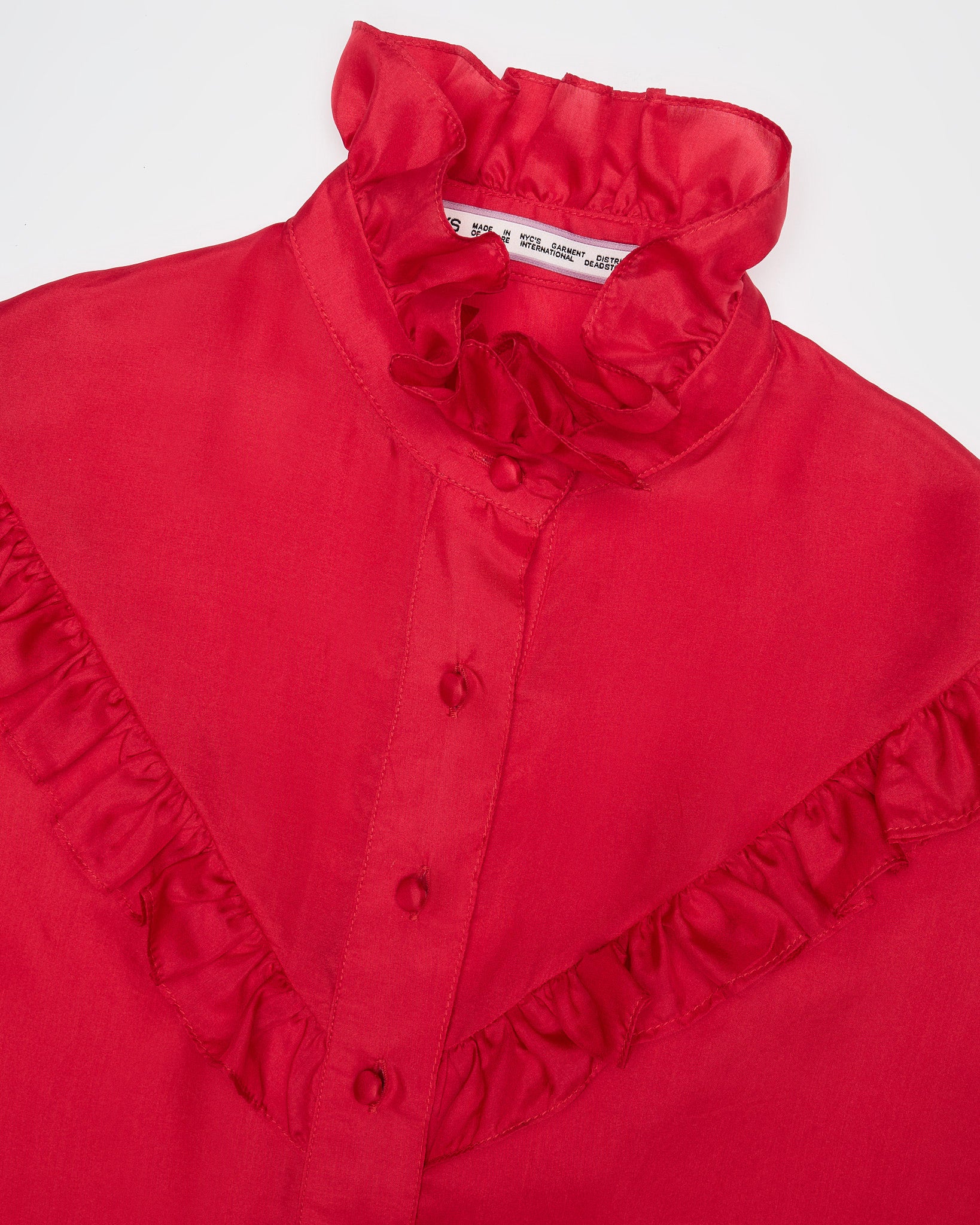 Dress Up Shirt - Red Silk