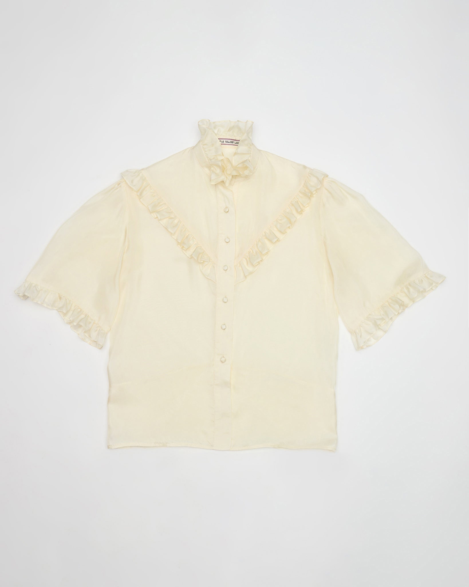 Dress Up Shirt - Ivory Silk