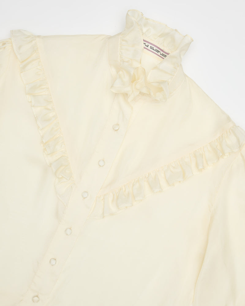 Dress Up Shirt - Ivory Silk