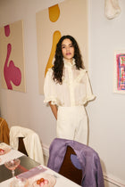 Dress Up Shirt - Ivory Silk