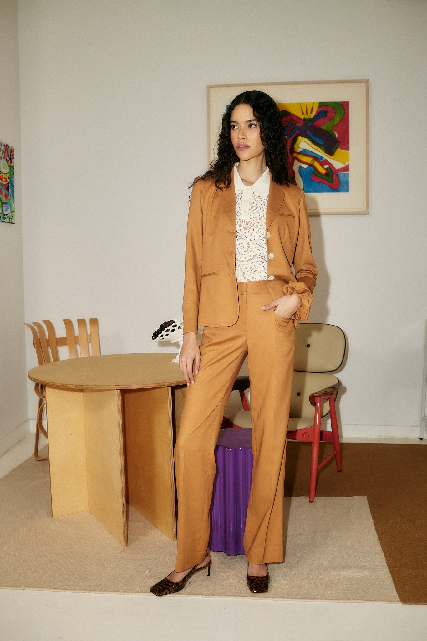 Everyday Dressy Pants - Camel